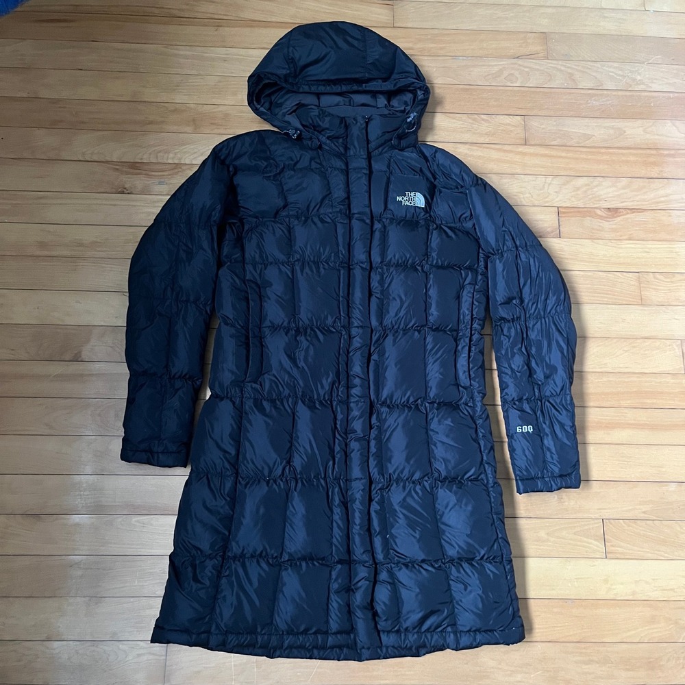 The North Face Metropolis Parka Black 600 Fill Down Quilted Puffer Jacket Women